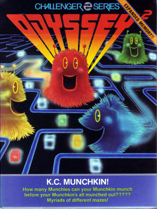 K.C. Munchkin! box art for Odyssey 2